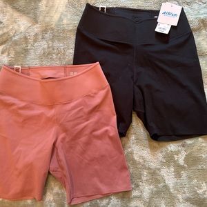 2 NEW UNIQLO Biker Shorts